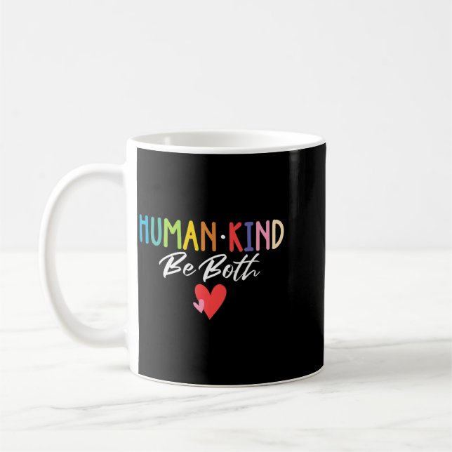 Mug Le genre humain doit diffuser à la fois la gentill (Gauche)