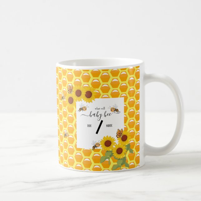 Mug Le genre révèle ce que sera le bébé (Droite)