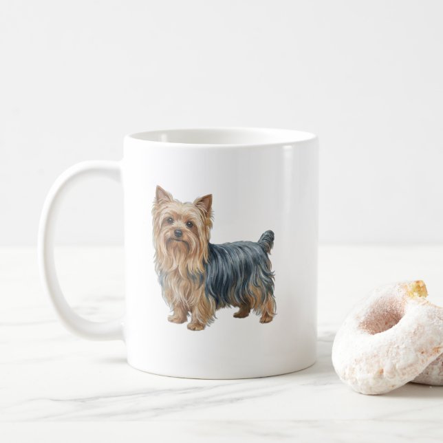 Mug Le Gladiateur de Poche : Yorkshire Terrier (Avec donut)