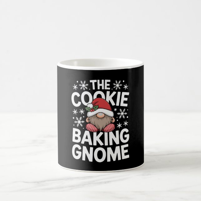 Mug Le Gnome de Cuisson de Biscuits Noël Holly Flocon  (Centre)