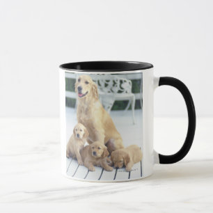 Mug Le golden retriever est relativement un moderne et