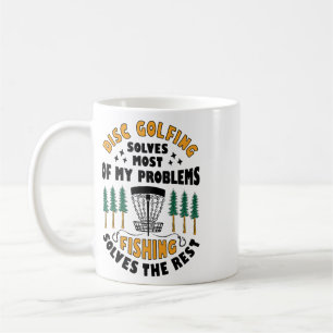 Mug Le golf sur disque résout la plupart de mes problè