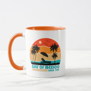 Mug Le golfe du Mexique reste salé vintage