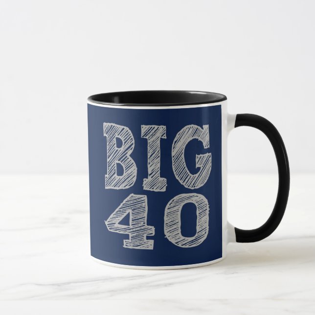 Mug Le grand 40 quarantième anniversaire (Droite)