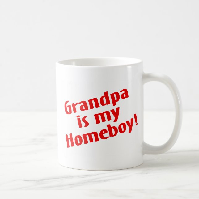 Mug Le grand-papa est mon Homeboy (Droite)