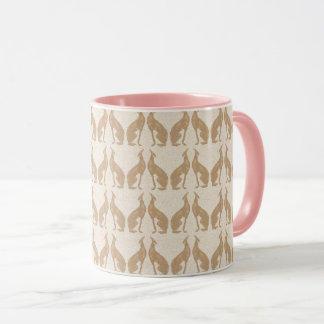 Mug Le Greyhound de la Faune dans le design Art Déco