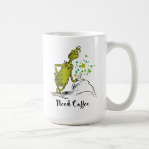 Mug Le Grinch   Besoin de café drôle