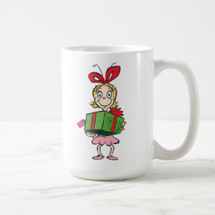 Mug Le Grinch   Cindy-Lou Who - Tenant un cadeau