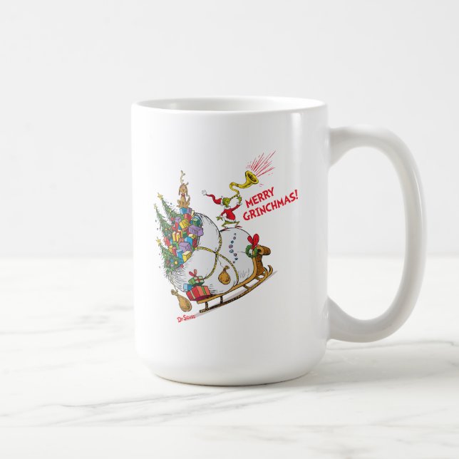 Mug Le Grinch Classique | Joyeux Grinchmas ! (Droite)