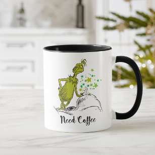 Mug Le Grinch   Drôle Besoin de café