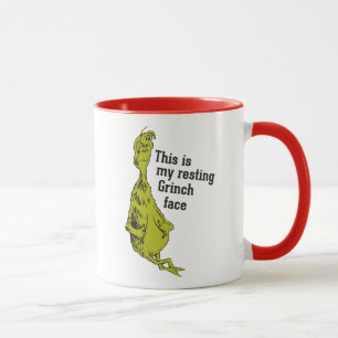 Mug Le Grinch Drôle de visage de Grinch au repos