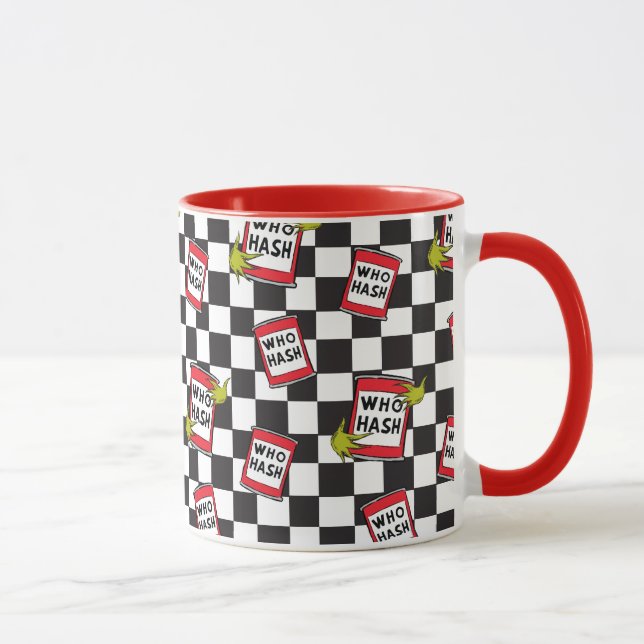 Mug Le Grinch | Motif de hachage Who (Droite)