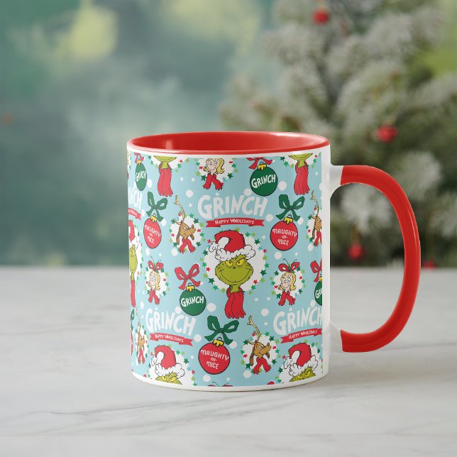 Mug Le Grinch | Motif Joyeuses Fêtes (Créateur téléchargé)