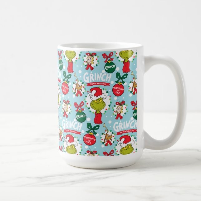 Mug Le Grinch | Motif Joyeuses Fêtes (Droite)