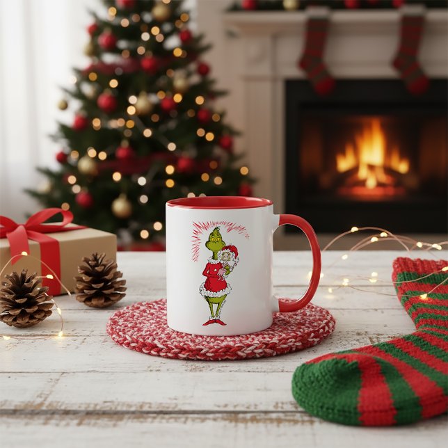 Mug Le Grinch tient Cindy Lou Who (Créateur téléchargé)