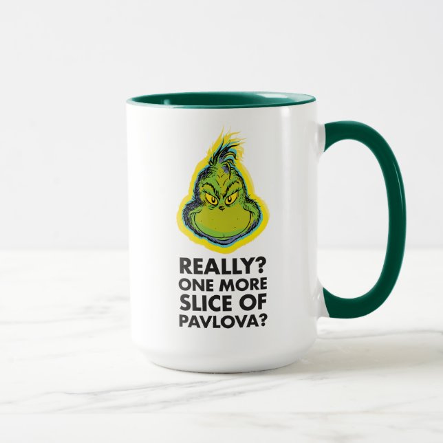 Mug Le Grinch | Vraiment ? Une tranche de Pavlova de p (Droite)