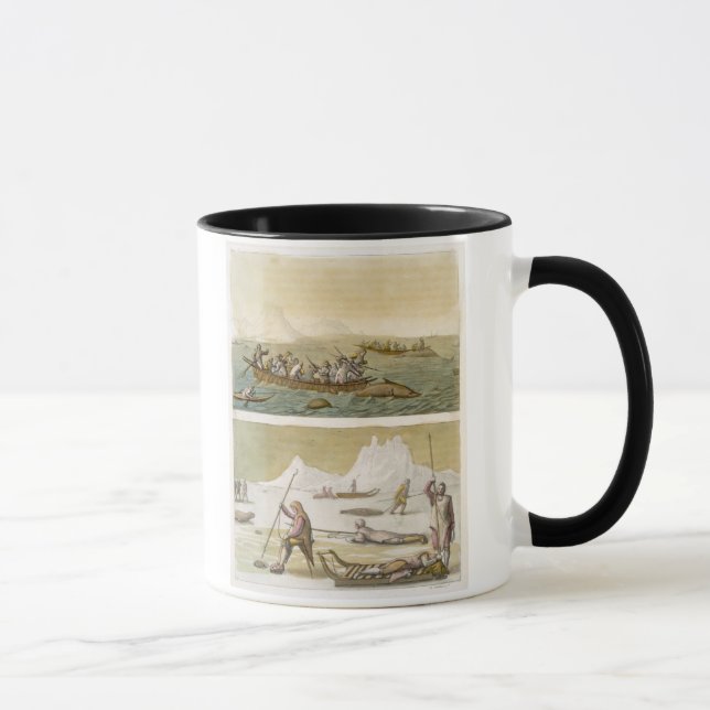 Mug Le Groenland : Pêche de baleine et chasse aux (Droite)