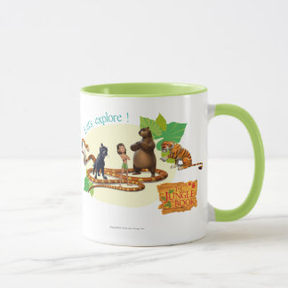 Mug Le groupe de livre de jungle a tiré 4