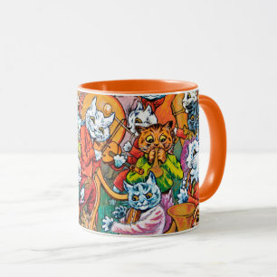 Mug Le groupe joue, Louis Wain