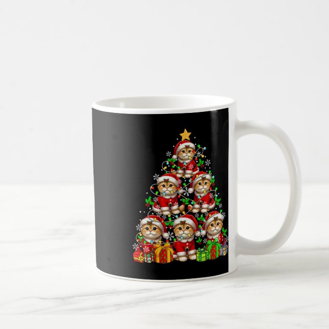 Mug Le groupe Père Noël Scottish se plie sous forme d' (Droite)