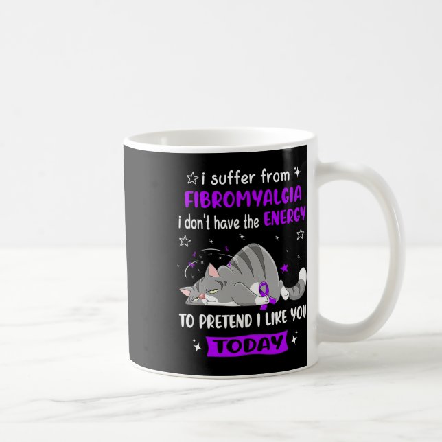 Mug Le Guerrier Que Je Souffre De Fibromyalgie (Droite)