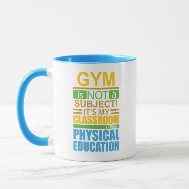Mug Le gymnase n'est pas un sujet (Gauche)
