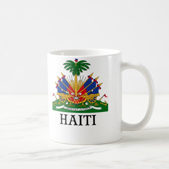 Mug Le HAÏTI - emblème/manteau des (Droite)