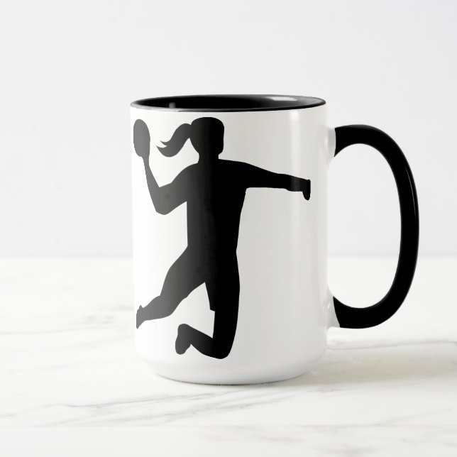 Mug Le handball des femmes (Droite)