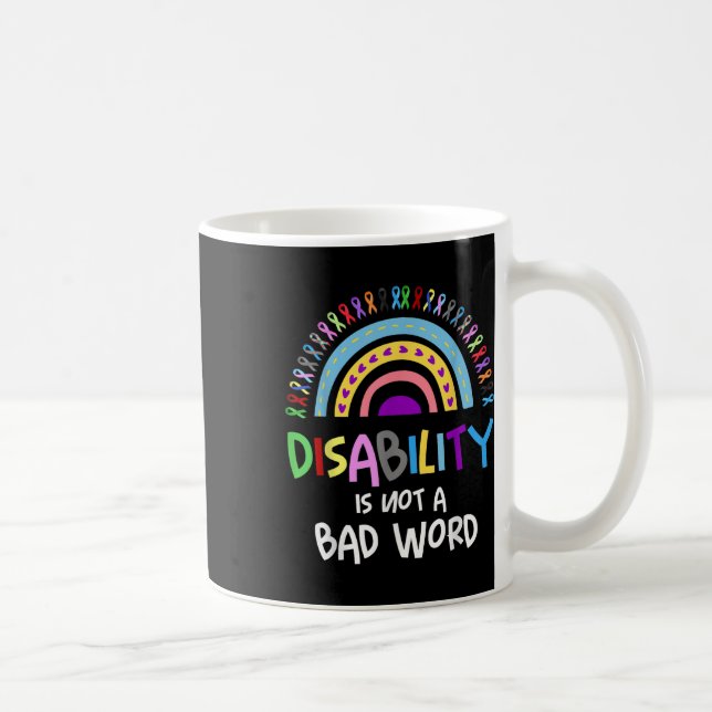 Mug Le Handicap N'Est Pas Un Mauvais Mot Fierté D'Inva (Droite)