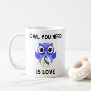 Mug Le hibou que vous avez besoin est amour,