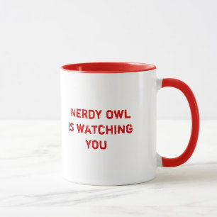 Mug Le hibou ringard vous observe