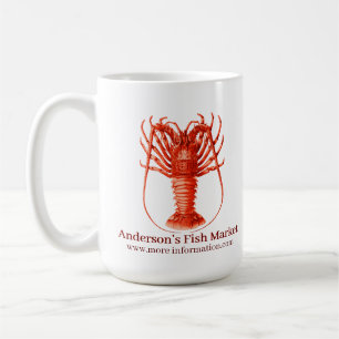 Mug Le homard rouge épineux de votre entreprise