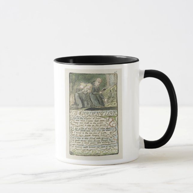 Mug "Le jardin de l'amour", plaquent 45 (Bentley 44) (Droite)
