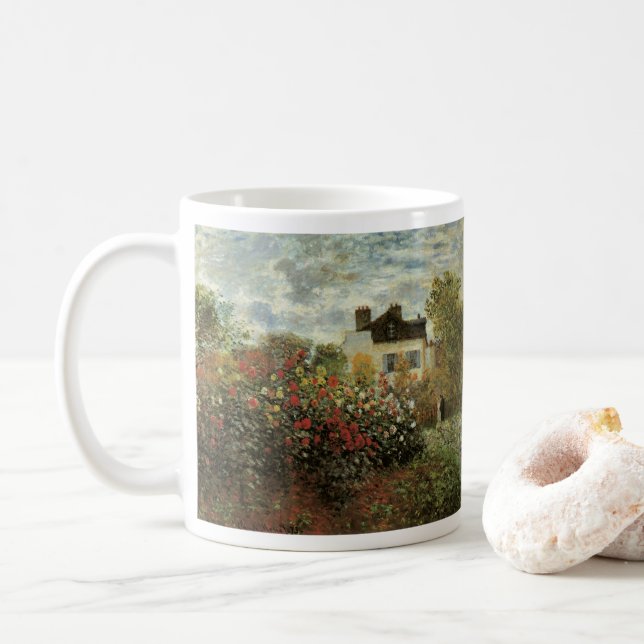 Mug Le jardin de Monet à Argenteuil de Claude Monet (Avec donut)