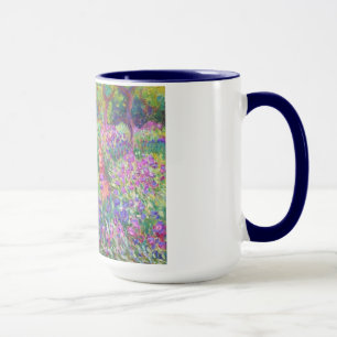 Mug Le jardin d'iris au cool de Giverny Claude Monet,