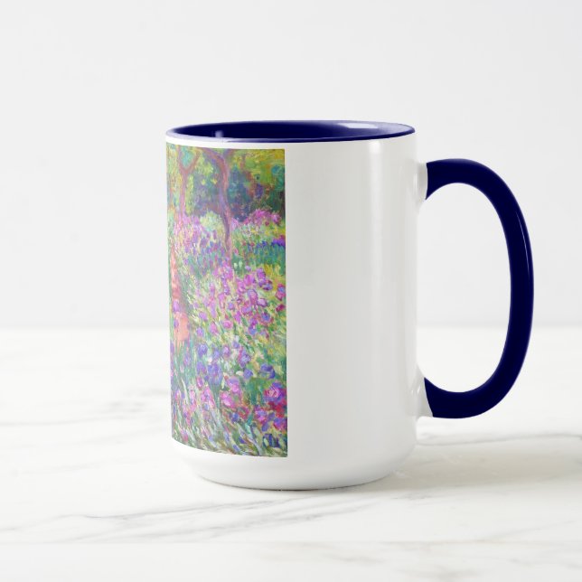 Mug Le jardin d'iris au cool de Giverny Claude Monet, (Droite)
