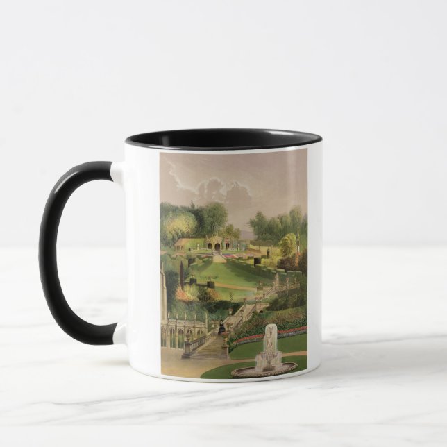 Mug Le jardin du côté de colline, château Combe, de 'T (Gauche)