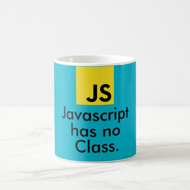 Mug Le Javascript n'a aucune classe (Centre)