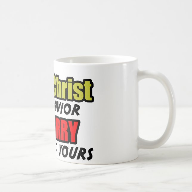 Mug Le Jésus-Christ est mon sauveur (Droite)