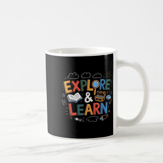 Mug Le jeu est l'apprentissage Explorer et apprendre P (Droite)