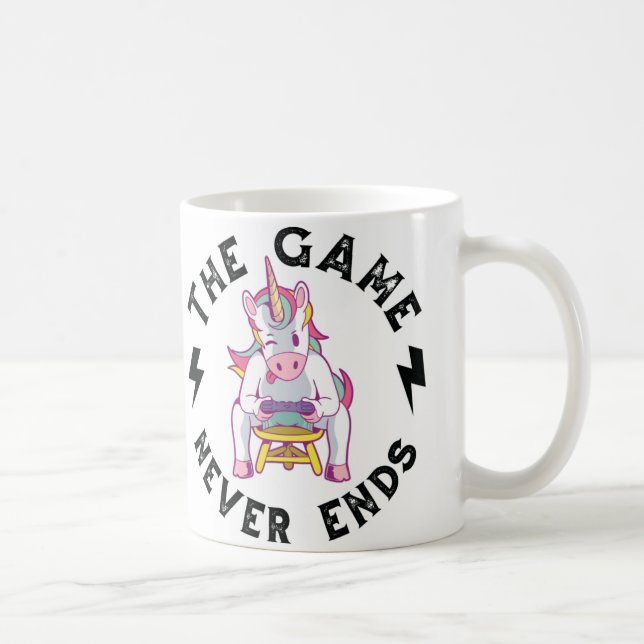 Mug Le Jeu ne se termine jamais (Droite)