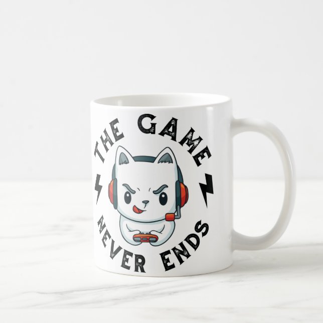 Mug Le jeu ne se termine jamais (Droite)