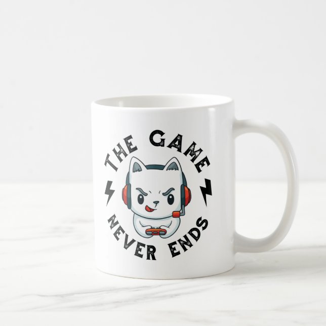 Mug Le jeu n'est jamais terminé (Droite)
