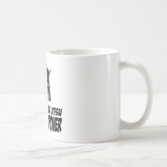 Mug Le jitsu brésilien de jiu est la ma superpuissance (Droite)