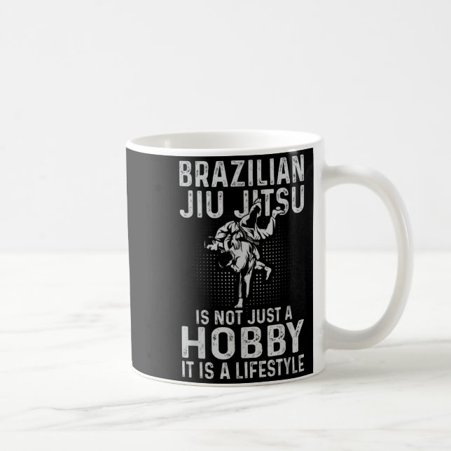 Mug Le Jiu Jitsu Brésilien n'est pas un hobby mais un  (Droite)