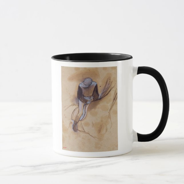 Mug Le jockey d'Edgar Degas | a fléchi la position en (Droite)