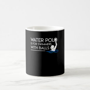 Mug Le joueur de polo d'eau est des nageurs avec des