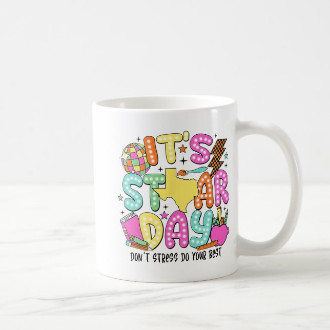 Mug Le Jour De L'Essai Yall Ne Stress Pas Juste Faire  (Droite)