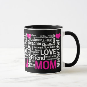 Mug Le jour de mère aux compétences diverses de tass