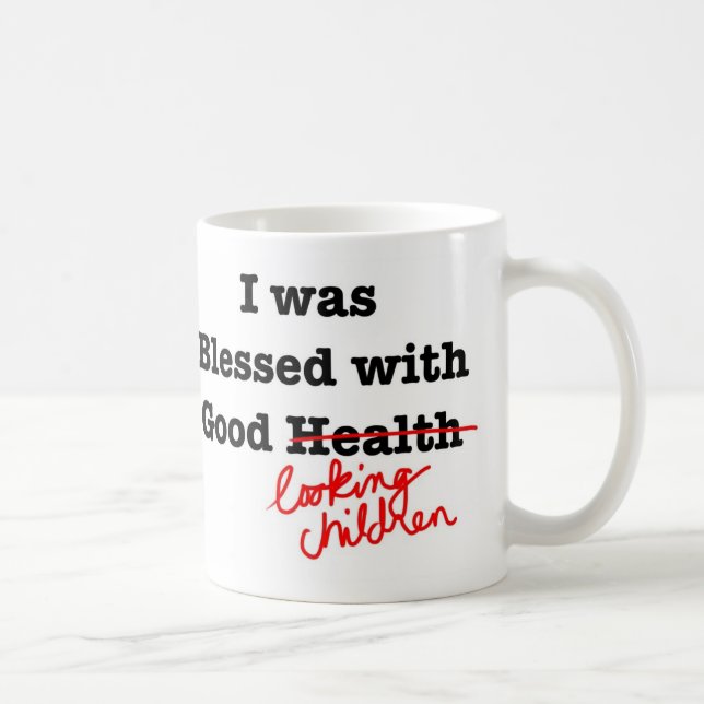 Mug Le jour de mère béni avec les enfants beaux (Droite)